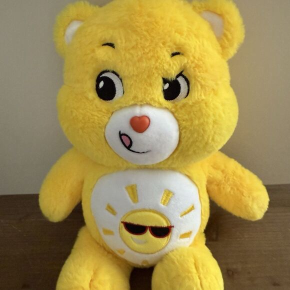 Care Bears Funshine 2020 14" Stuffed Plush Bear Sunshine - Picture 2 of 4